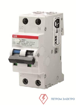 Выключатель автоматический дифференциального тока 10А 30мА DS201 C10 AC30 ABB 2CSR255080R1104