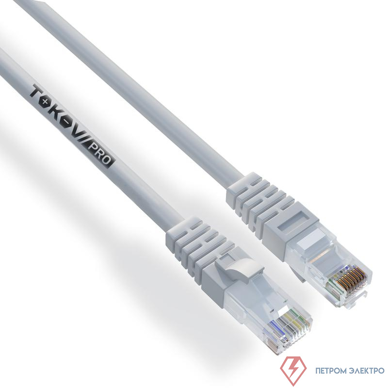 Патч-корд кат.5E U/UTP 24 AWG LSZH 0.15м PRO TOKOV ELECTRIC TKP-PC06-5EU-CULSZH-015M