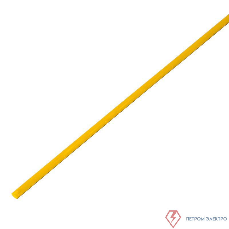 Трубка термоусадочная ТУТ нг 3.0/1.5 желт. 1м Rexant 20-3002