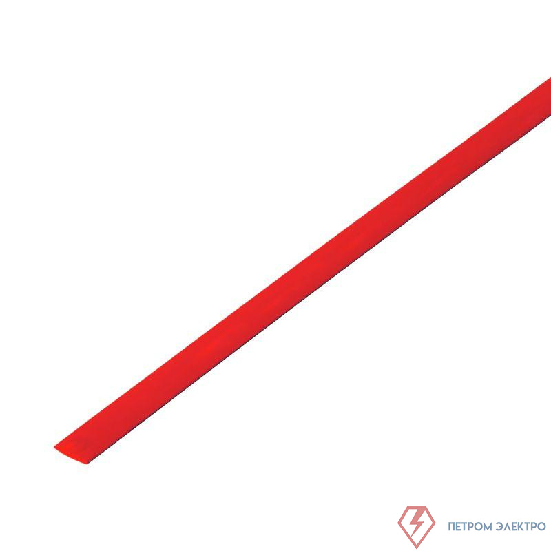 Трубка термоусадочная ТУТ нг 3.5/1.75 красн. 1м REXANT 20-3504
