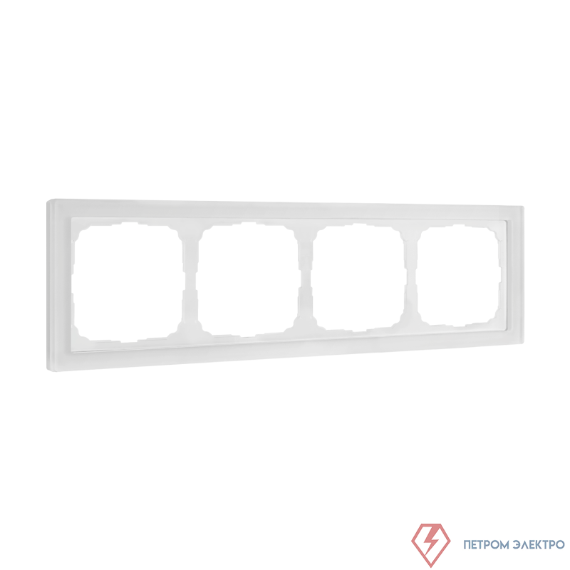 Рамка 4-м ArtGallery Pure матов. органич. стекло бел. SE GAL330104