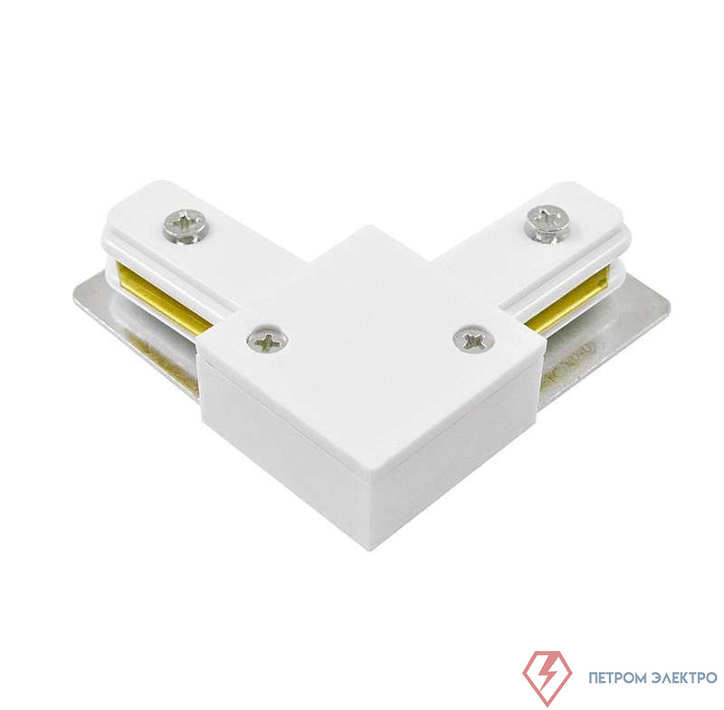 Коннектор L-образный PTR CL-WH накладной/подвесной шинопровод бел. JazzWay 5010840