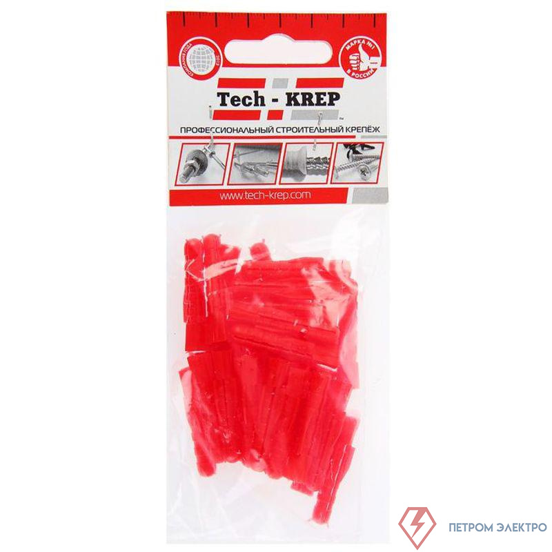 Дюбель распорный 6х35 тип Т трехсегментный (пакет) (уп.30шт) Zitar 112954