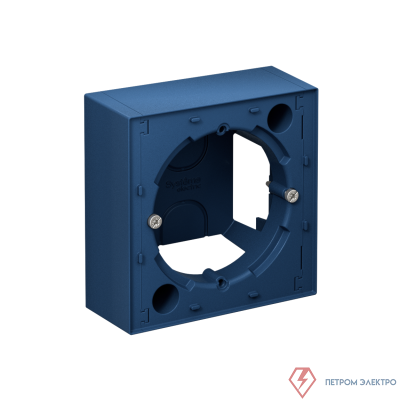 Коробка AtlasDesign для наружн. монтажа аквамарин SE ATN001100