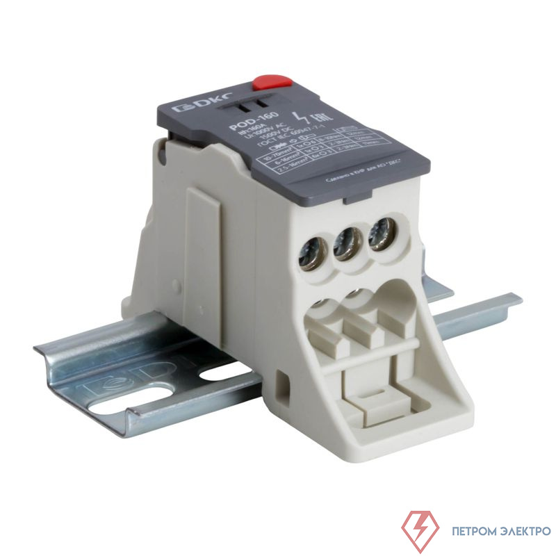 Блок распределительный винтовой зажим 1х70кв.мм 7х16кв.мм DKC POD-160