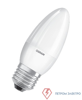 Лампа светодиодная LED Value LVCLB75 10SW/840 10Вт свеча матовая E27 230В 10х1 RU OSRAM 4058075579569 0