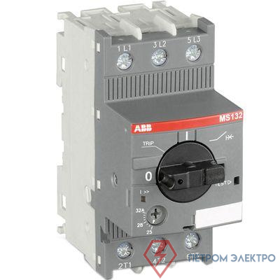 Выключатель автоматический для защиты двигателя 16А 100кА MS132-16 ABB 1SAM350000R1011