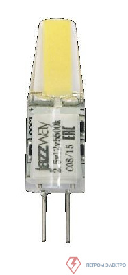 Лампа светодиодная PLED-G4 COB 2.5Вт капсульная 5500К холод. бел. G4 200лм 12В JazzWay 2855770
