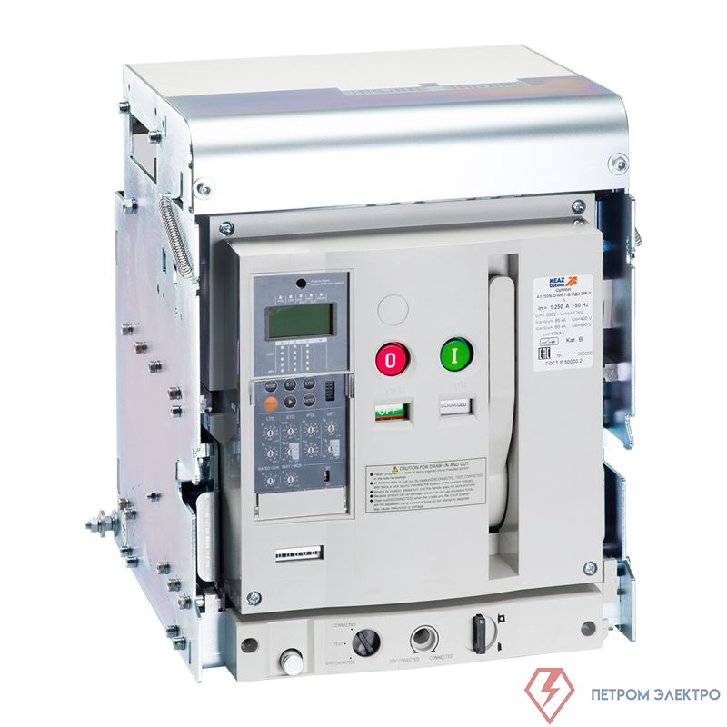 Выключатель автоматический 3п 1000А 85кА OptiMat A 1000 S2 3P 85 D MR8.0 B C2200 M2 P01 S1 06 КЭАЗ 277461