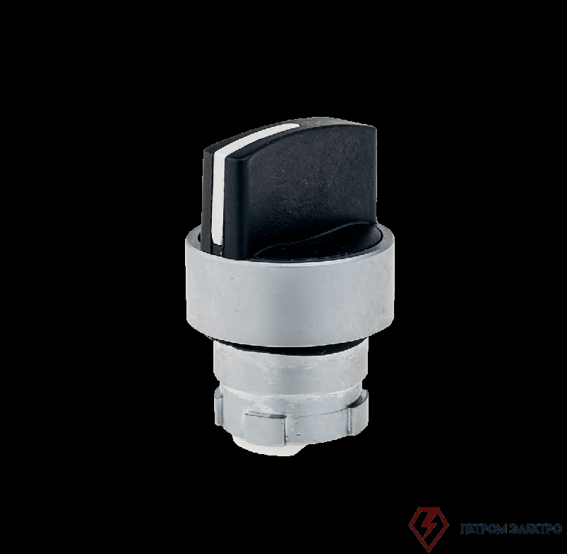 Головка переключателя короткая ручка 2 полож. фикс. мет. MTB2-BD2 черн. ОВЕН 43239