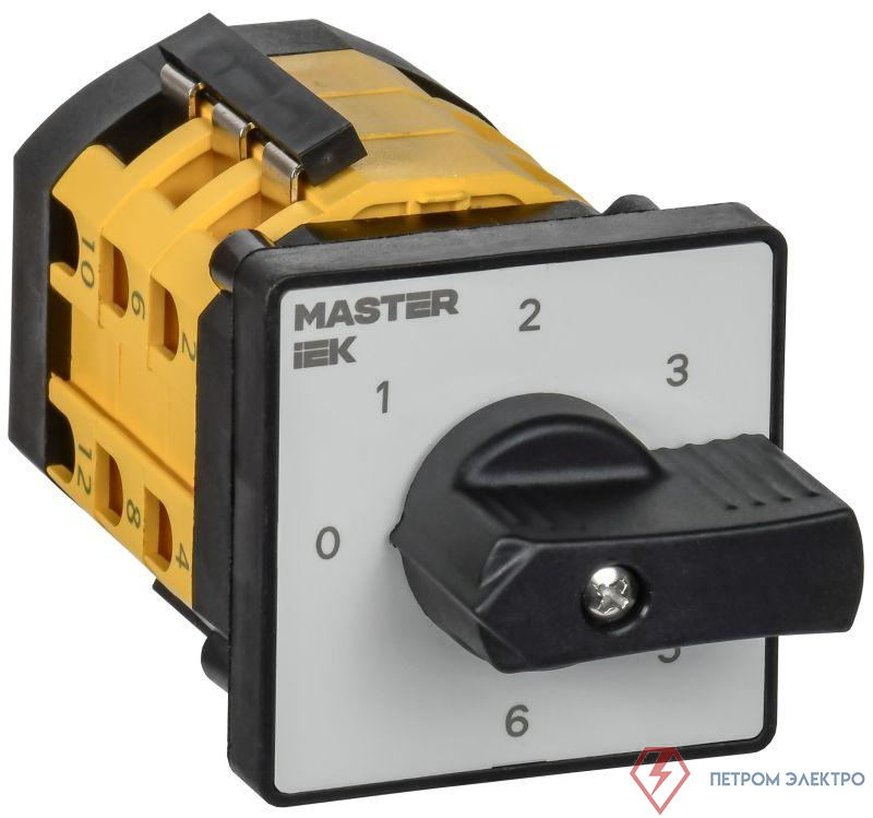 Переключатель кулачковый 10А (сх. 111) стандартная рукоятка IEK MI-CS10-010-111