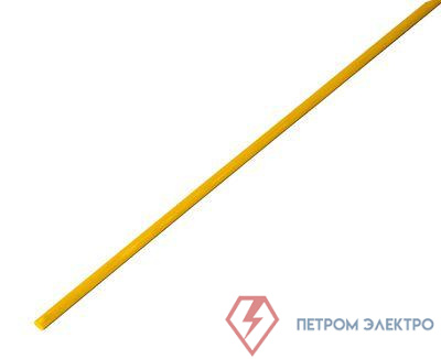 Трубка термоусадочная 1.5/0.75 1м желт. Rexant 20-1502