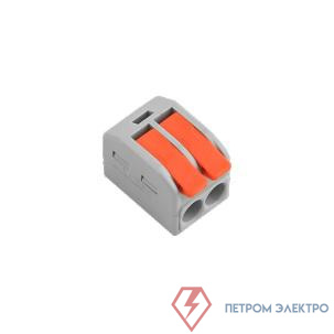Клемма монтажная СМК PTC-2P 462 BL/3 450В 41А 0.5-6.0кв.мм JazzWay 5073821