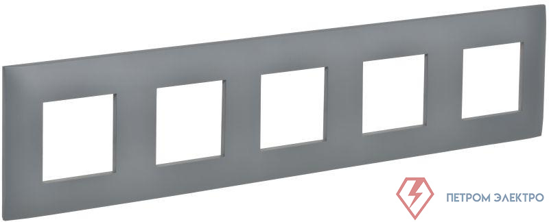 Рамка 5-м SKANDY SK-F05Gr сер. IEK SK-M52-K03
