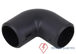 Угол соединительный 90град. для трубы 32мм черн. Ruvinil У01232Ч