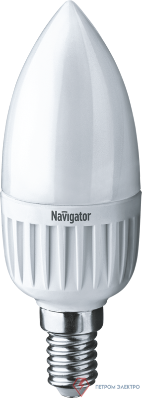 Лампа светодиодная 94 482 NLL-P-C37-5-230-4K-E14-FR 5Вт свеча 4000К нейтр. бел. E14 370лм 176-264В Navigator 94482 0