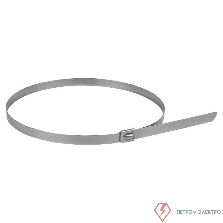 Хомут AISI 304 7.9х520 нерж. сталь FlexLock (уп.10шт) PROxima EKF plc-fl-tss-304-7.9x520-r
