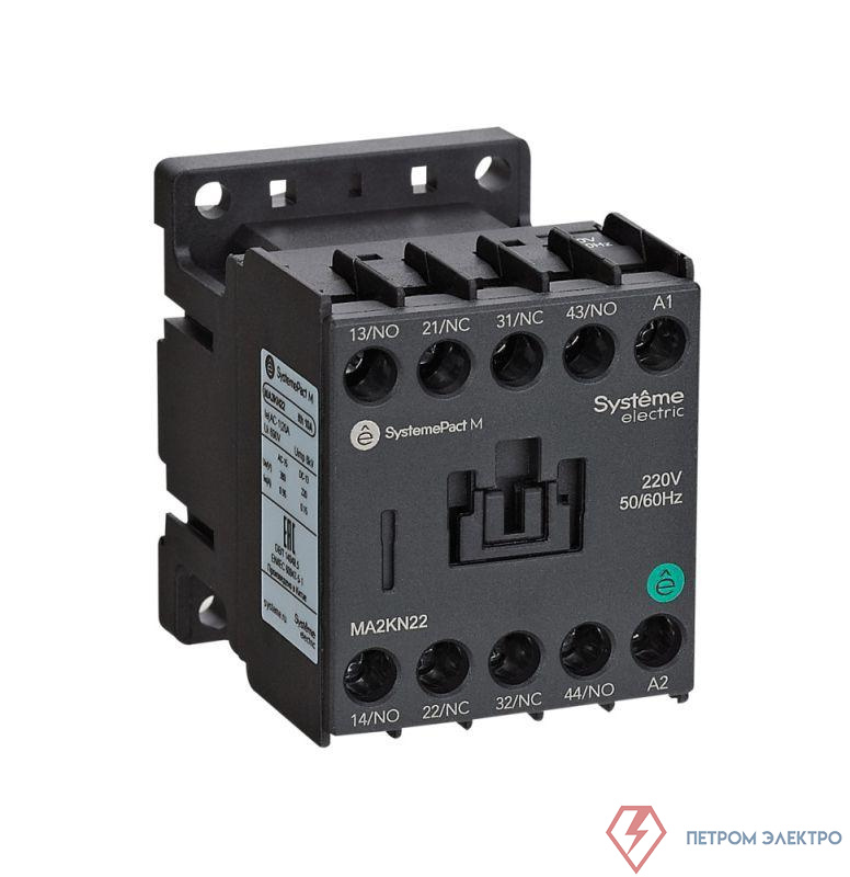 Реле промежуточное MA2K 3НО+1НЗ AC 220В 50/60Гц SE MA2KN31M7