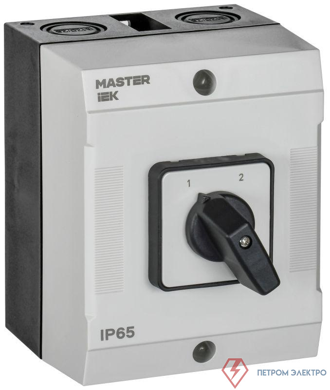 Переключатель кулачковый 10А (сх. 69) в боксе стандартная рукоятка IEK MI-CS20-010-069