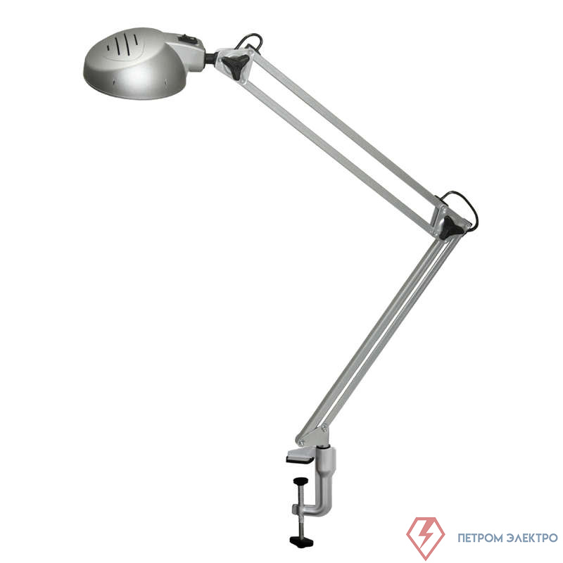 Светильник светодиодный Вега С16 настол. на струбцине 6Вт серебр. Трансвит 115