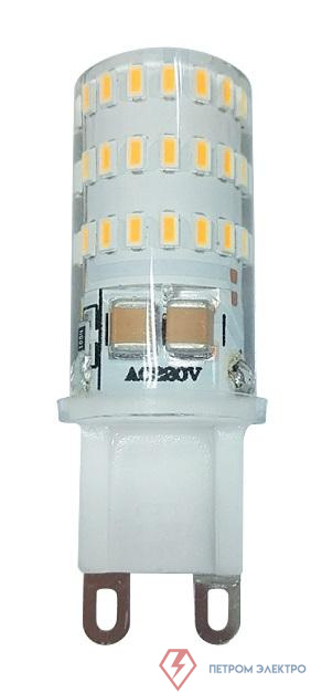 Лампа светодиодная PLED-G9 5Вт капсульная 4000К нейтр. бел. G9 320лм 175-240В JazzWay 1032133B