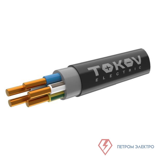 Кабель TOKOV ELECTRIC ППГнг(А)-HF 5х1.5 ОК (N PE) 0.66кВ (м) ТХМ00409122