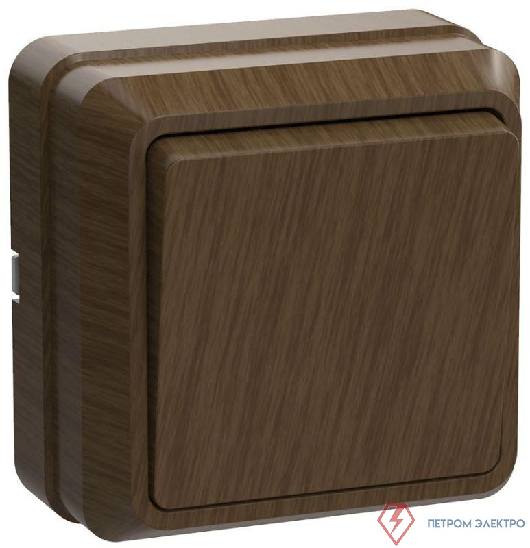 Выключатель 1-кл. ОП Октава 10А IP20 ВС20-1-0-ОД дуб GENERICA EVO10-K04-10-DC