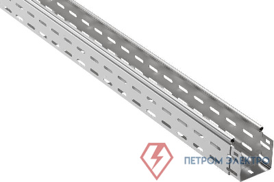 Лоток листовой перфорированный 80х80 L3000 сталь 0.7мм IEK CLP10-080-080-3