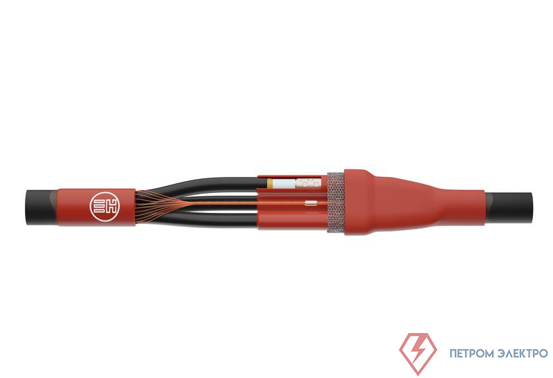 Муфта кабельная соединит. 10кВ HJ1P-12/3x70-120CS (3Стп-10-70-120) бумажн. изоляция; с болтов. соединителями; пайка НИЛЕД 16000977