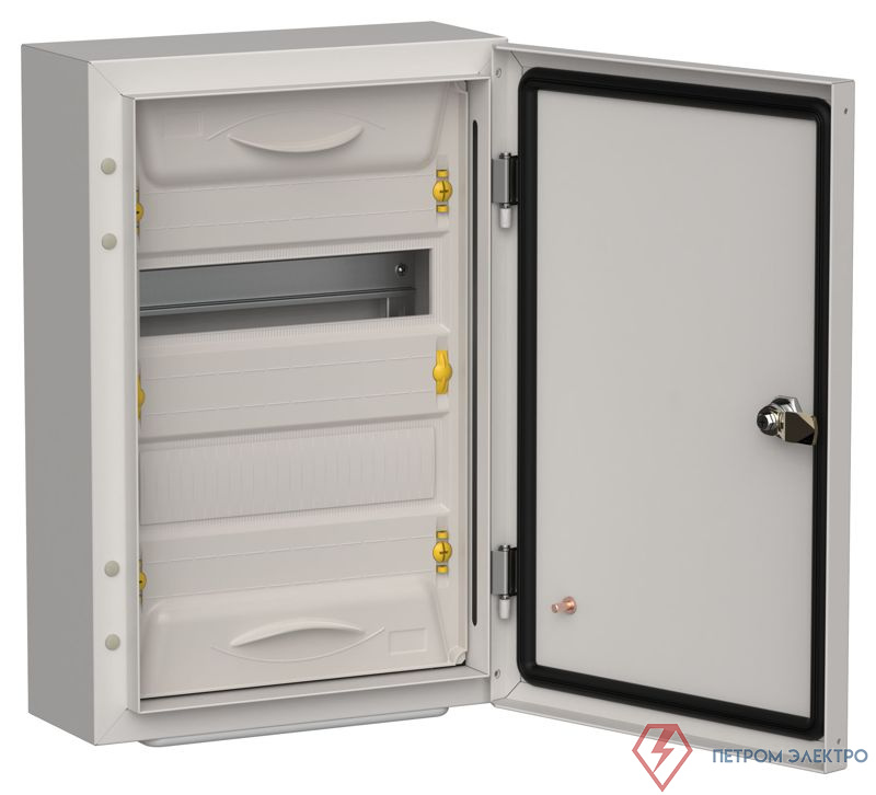 Корпус ЩРн-24 (1х24) TITAN 5 460х310х140 IP54 метал. сер. IEK TI5-50-N-024-54-7035 0