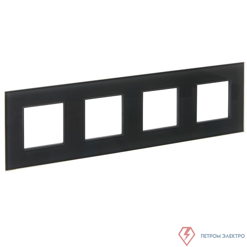 Рамка 4-м SKANDY SK-F24G стекло графит IEK SK-M42-G-K53