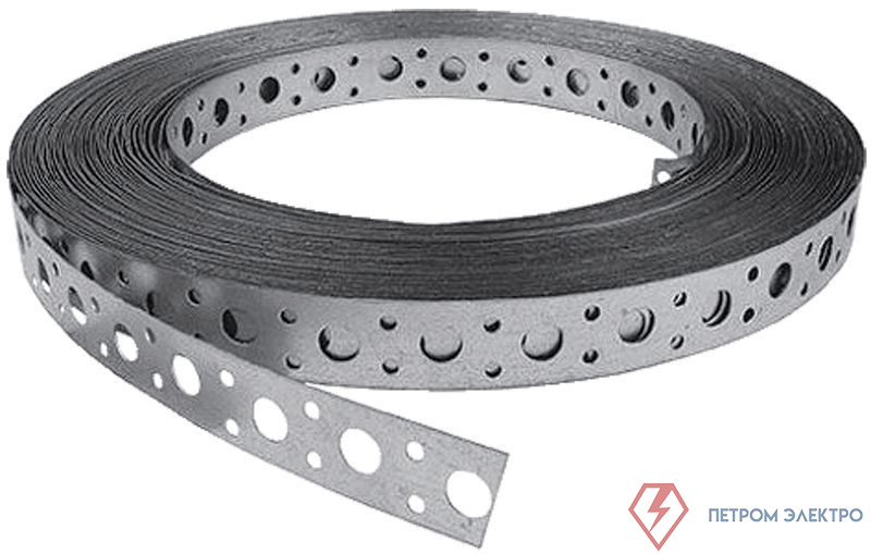 Лента монтажная перфорир. 20х0.7мм (уп.25м) IEK CLP1M-LP-20-1