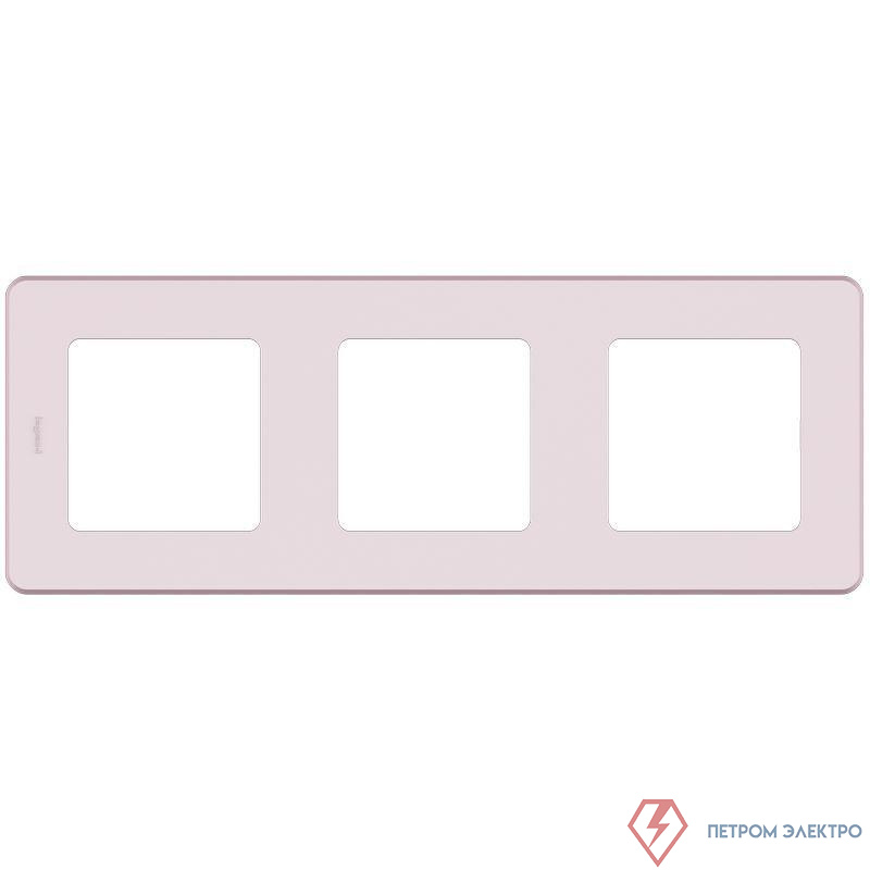 Рамка 3-м Inspiria роз. IEK 673954