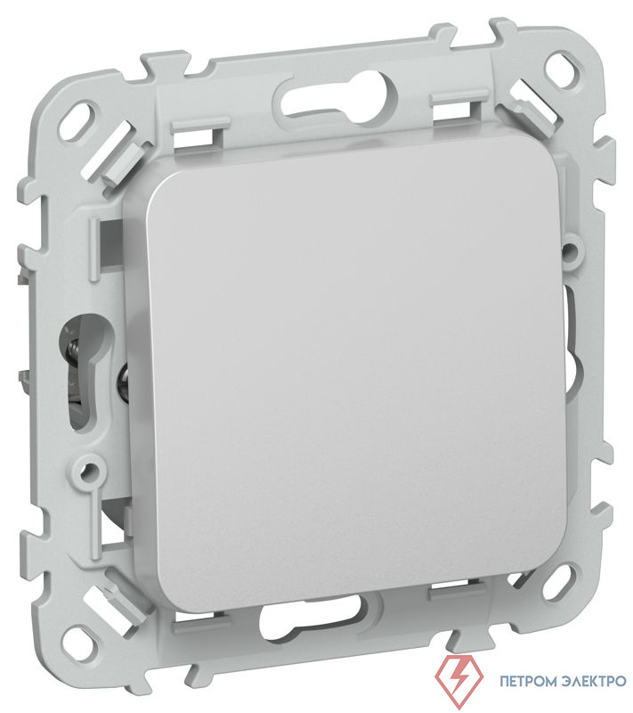 Выключатель 1-кл. СП FLITE ВС11-1-0-ФлА 10А механизм алюм. IEK FI-V10-0-10-1-K47