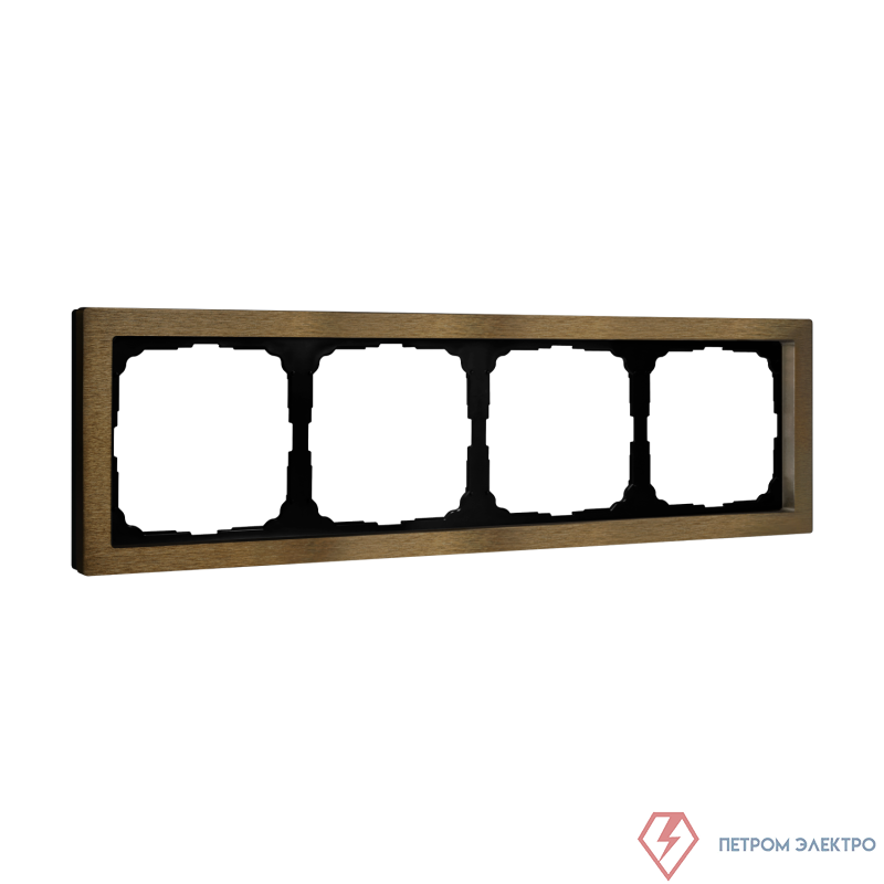 Рамка 4-м ArtGallery Pure метал. латунь SE GAL312204