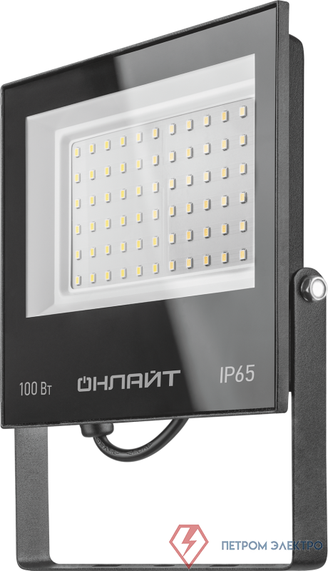 Прожектор светодиодный 90 500 OFL-03-100-6.5K-BL-IP65-LED 100Вт 6500K IP65 8000лм черн. ОНЛАЙТ 90500
