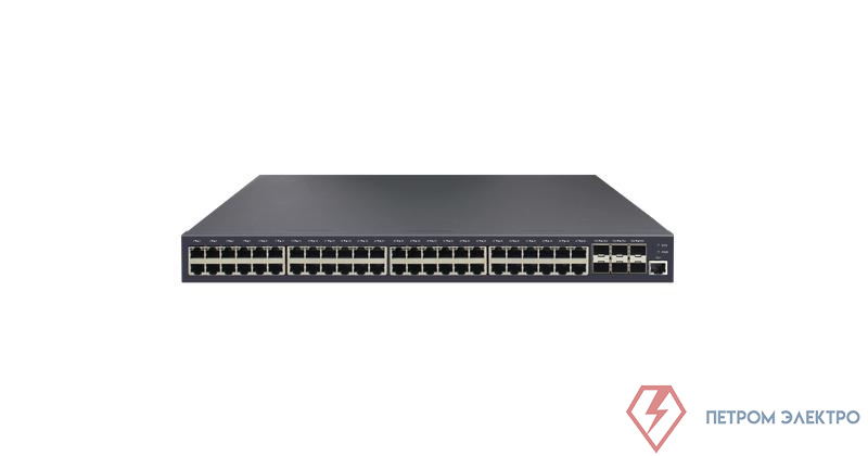 Коммутатор управляемый L2++ Stack 48 BASE-T 1000Мбит/с портов 6 10G SFP+1 Console 1U 19дюйм 220В NIKOMAX GL-SW-G201-54TC