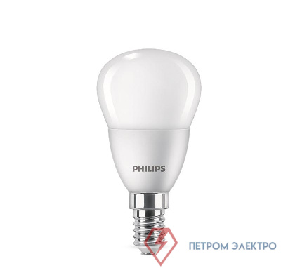 Лампа светодиодная Ecohome LED Lustre 5Вт 500лм E14 840 P46 Philips 929002970037