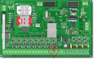Панель охран. радиоканальн. Контакт GSM-16 (с GSM коммуникат. до 16 провод. ШС) Ритм 236066