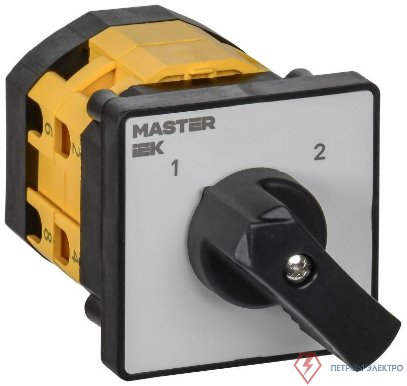 Переключатель кулачковый 16А (сх. 55) стандартная рукоятка IEK MI-CS10-016-055