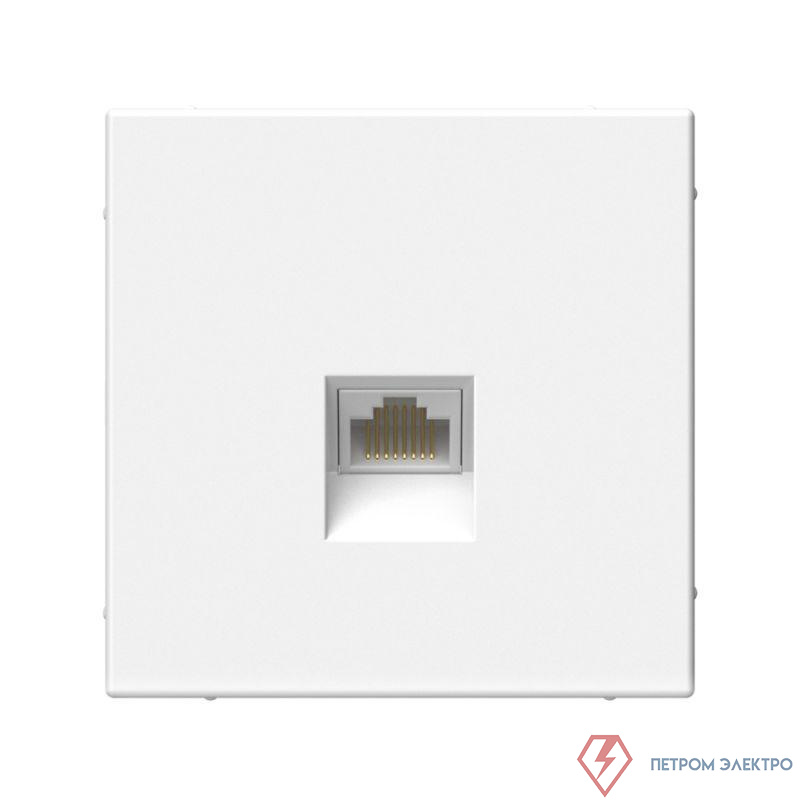 Розетка компьютерная ArtGallery RJ45 кат.5E механизм бел. SE GAL000183