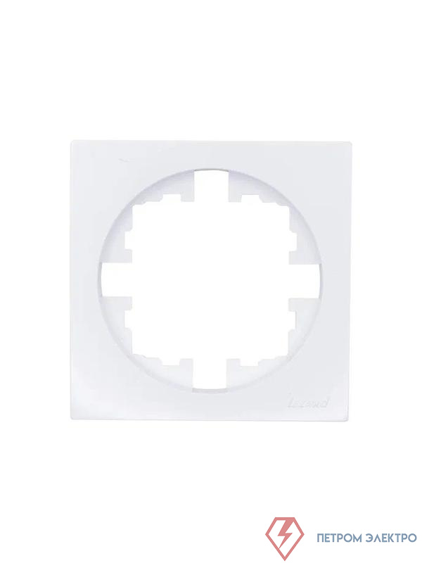 Рамка 1-м OSEN горизонт. квадрат бел. LEZARD 743-0200-146