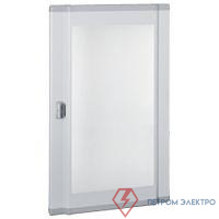 Дверь для шкафов XL3 160 (выгн. стекло) H=600мм Leg 020263