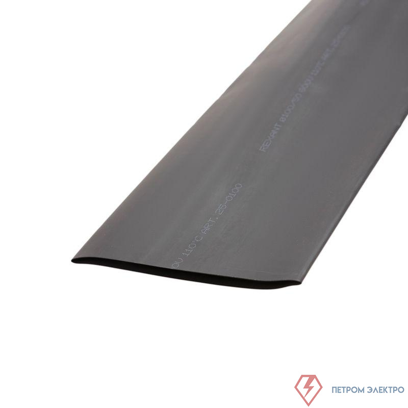 Трубка термоусадочная ТУТ нг 100.0/50.0 черн. 1м Rexant 25-0100