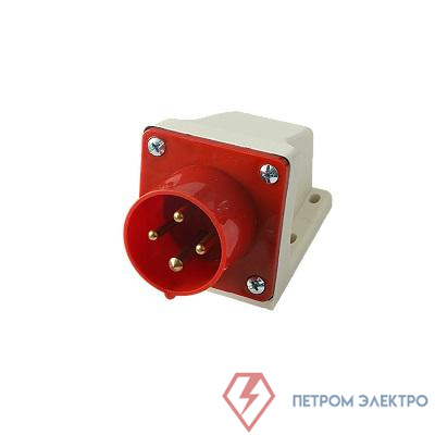 Вилка стационарная для наружной установки PPC 514 3Р+РЕ 16А 380В IP44 Pro JazzWay 5072831