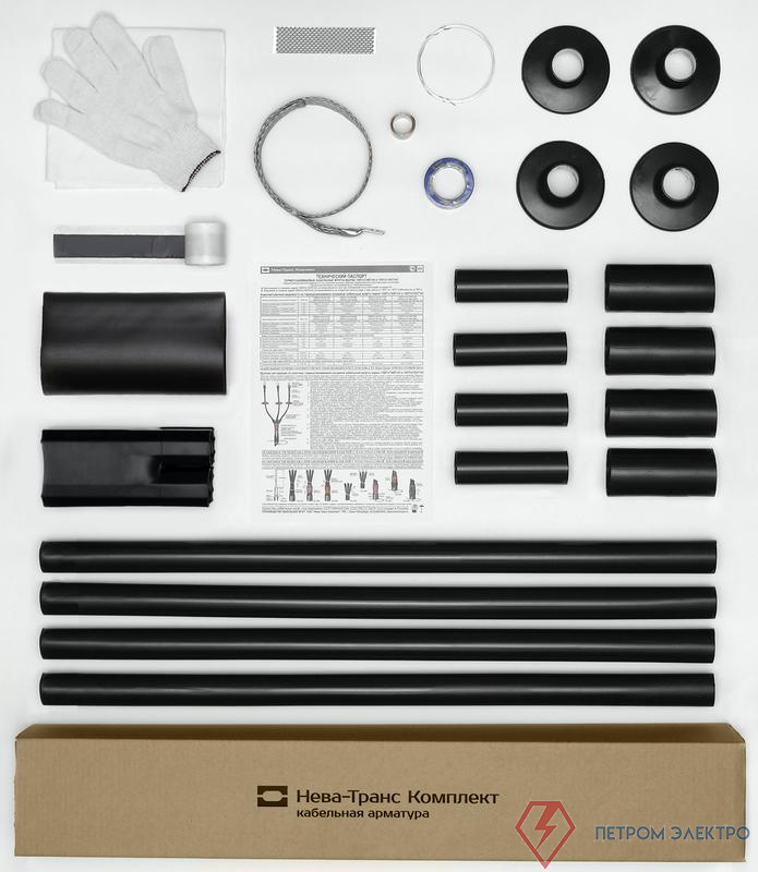 Муфта кабельная концевая наружн. уст. 1кВ 1КНТп-4х(16-25) Нева-Транс Комплект 22020071