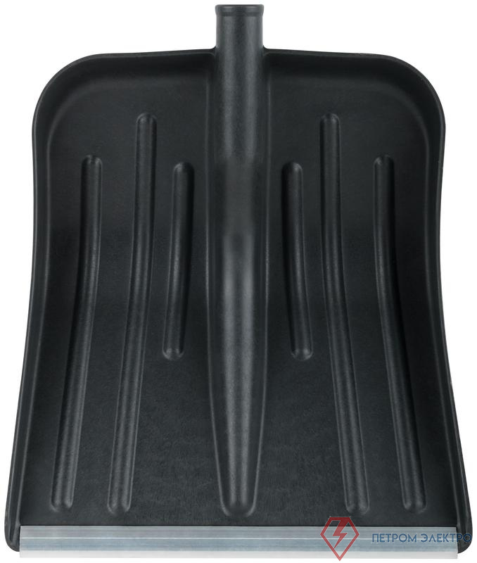 Лопата для уборки снега малая 360х400мм без черенка пластик. 68098