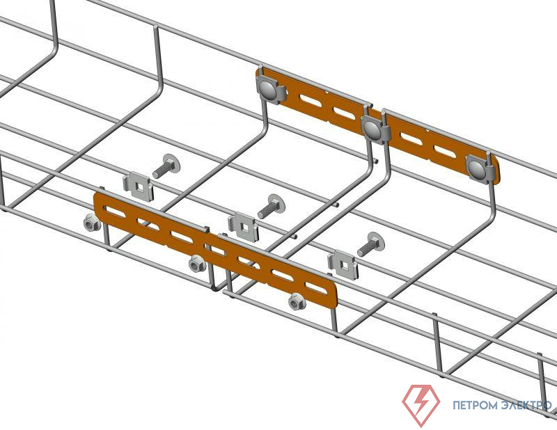 Пластина соединительная для проволочного лотка Промрукав PR08.2282