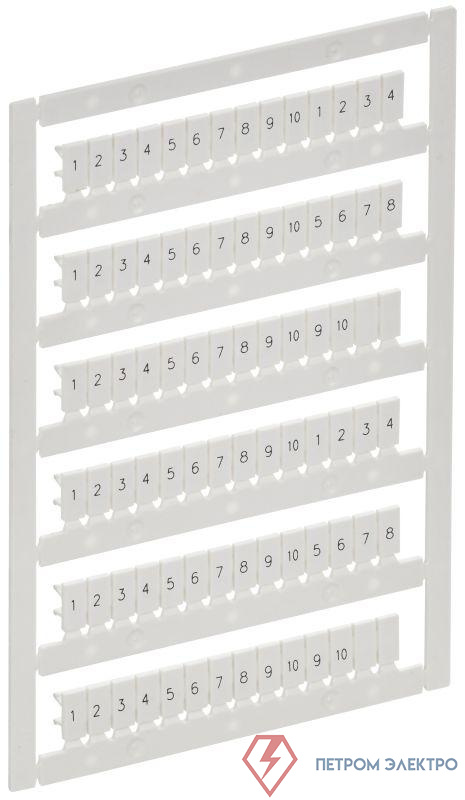 Маркер для CTS/CP 2.5кв.мм "1-10" ARMAFIX IEK AF-CT10D-M-D25-01