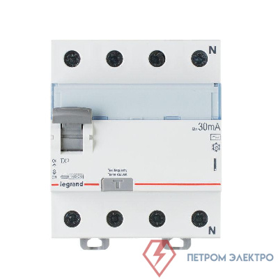 Выключатель дифференциального тока (УЗО) 4п 63А 300мА тип AC TX3 Leg 403044